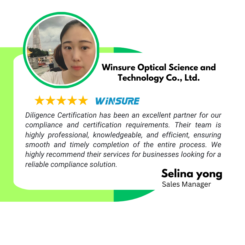 Diligence Certification BIS consultancy in India (Client Testimonial)