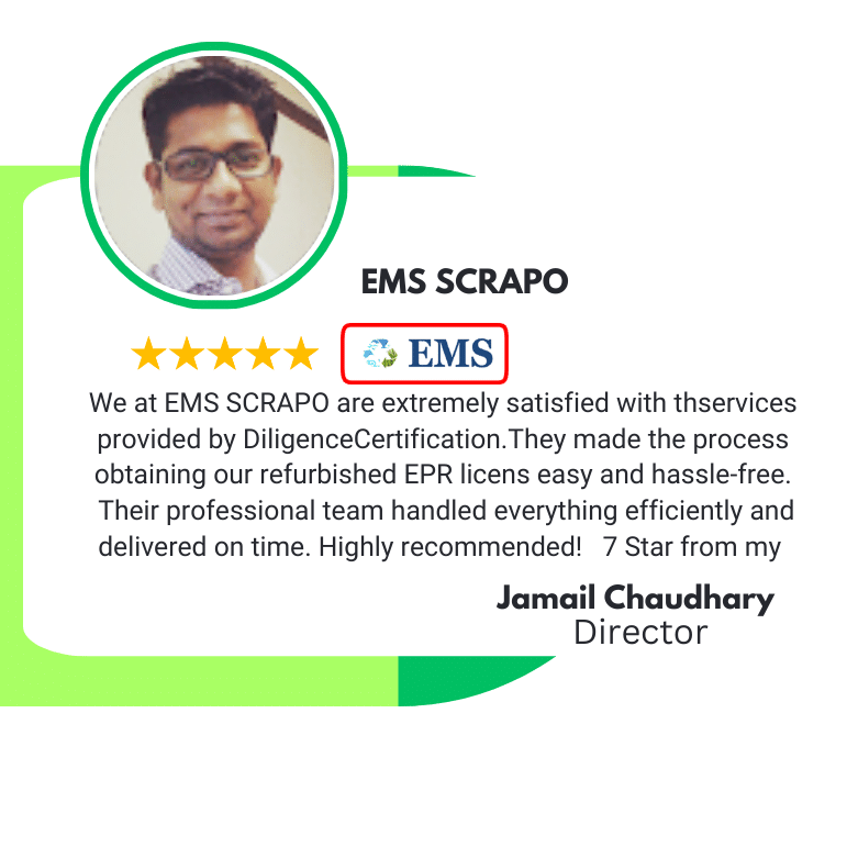 Diligence Certification BIS consultancy in India (Client Testimonial)